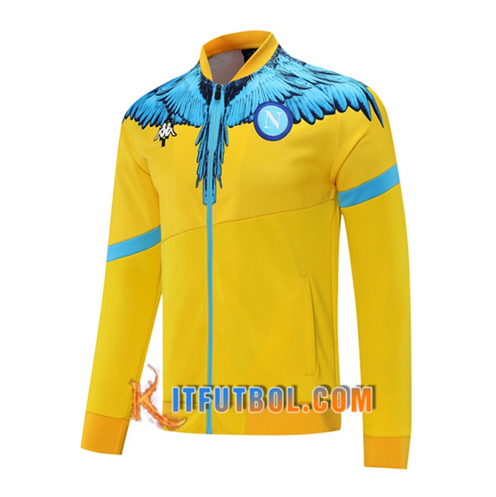 Chaqueta Con Capucha SSC Napoli Amarillo 2021/2022