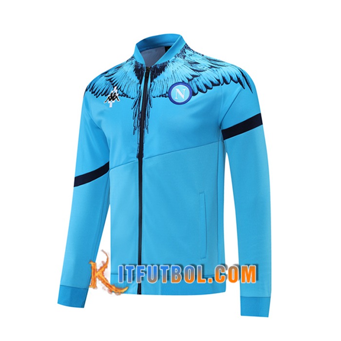 Chaqueta Con Capucha SSC Napoli Azul 2021/2022