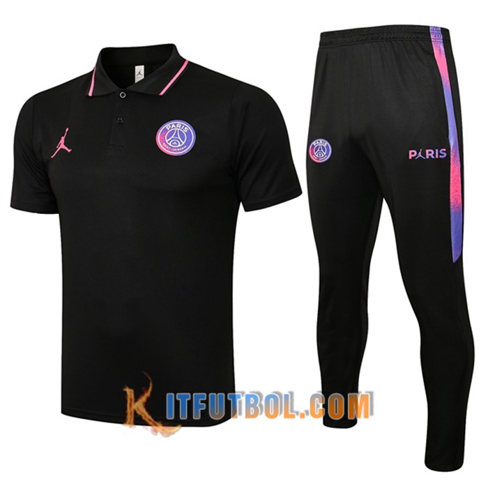 Camiseta Entrenamiento Jordan PSG + Pantalones Negro 2021/2022