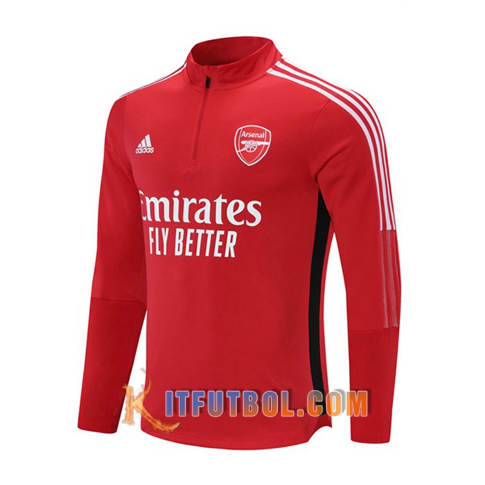 Sudadera De Entrenamiento Arsenal Rojo 2021/2022 -1