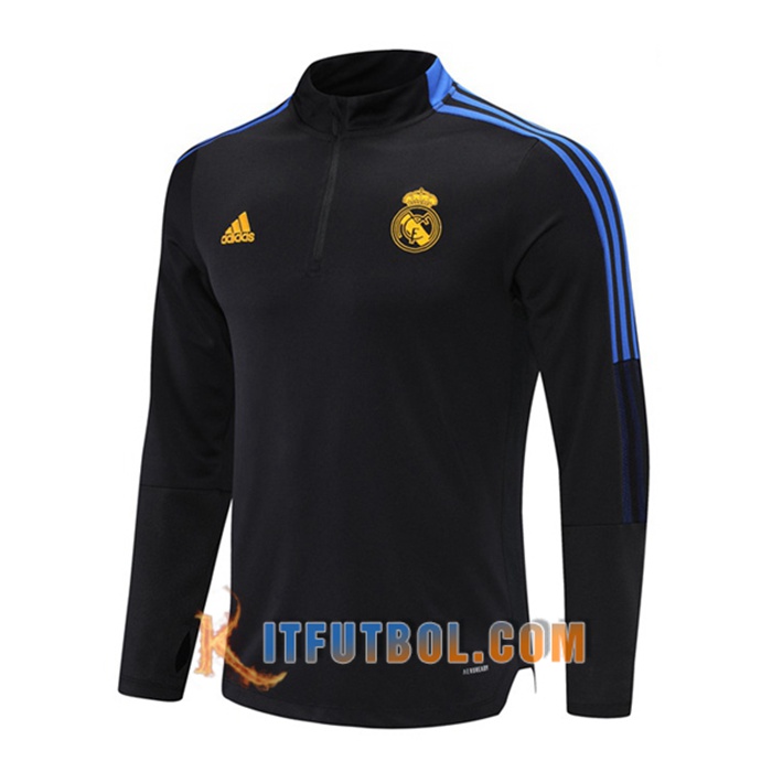 Sudadera De Entrenamiento Real Madrid Negro 2021/2022