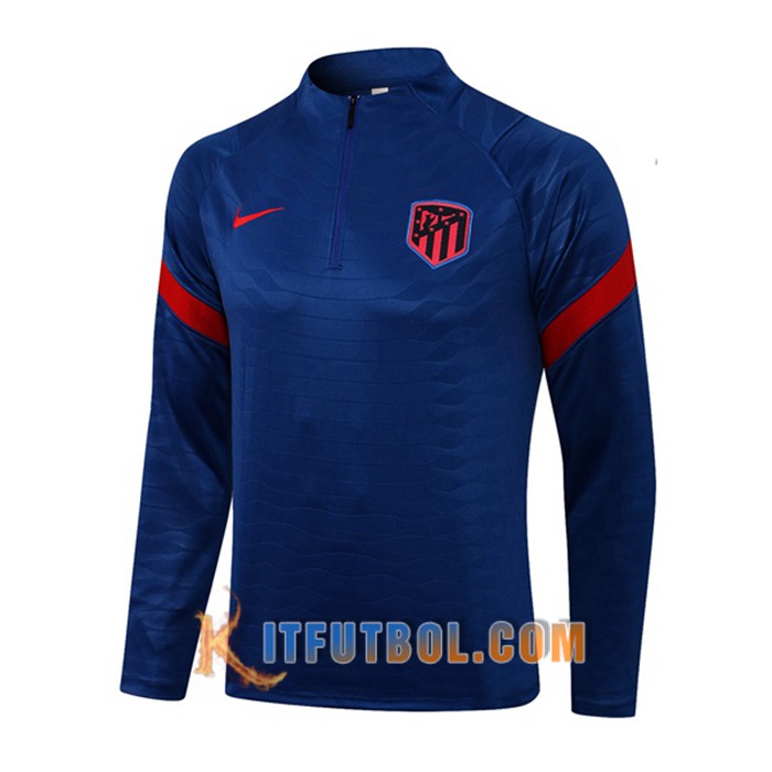 Sudadera De Entrenamiento Atletico Madrid Azul 2021/2022