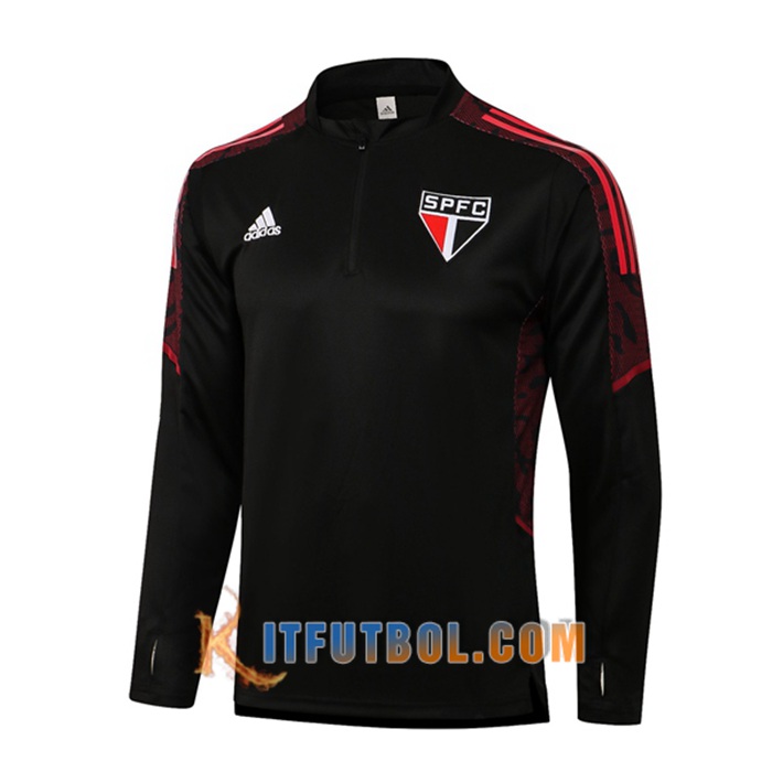Sudadera De Entrenamiento Sao Paulo FC Negro 2021/2022
