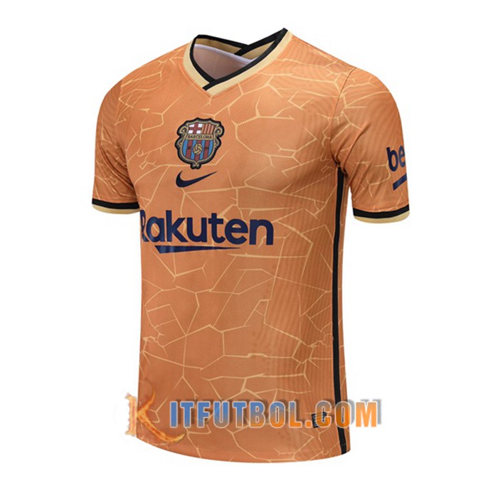 Camiseta Entrenamiento FC Barcelona Naranja 2021/2022