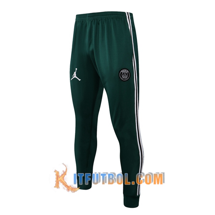 Pantalon Entrenamiento Jordan PSG Verde Oscuro 2021/2022