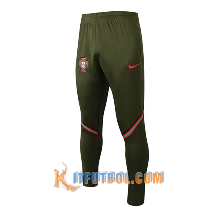 Pantalon Entrenamiento Portugal Verde 2021/2022