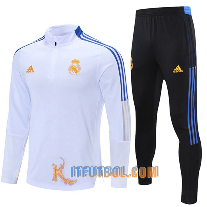 Chandal Equipos De Futbol Real Madrid Blanca 2021/2022