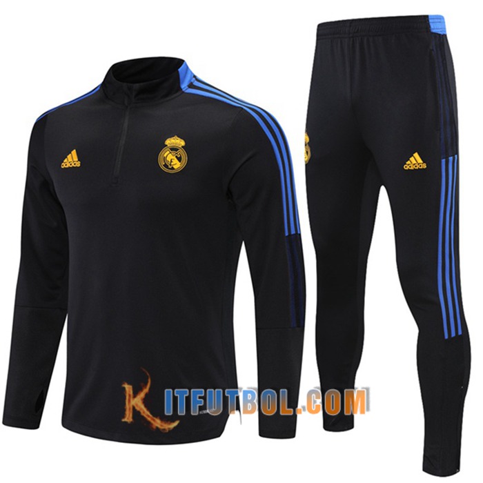 Chandal Equipos De Futbol Real Madrid Negro 2021/2022