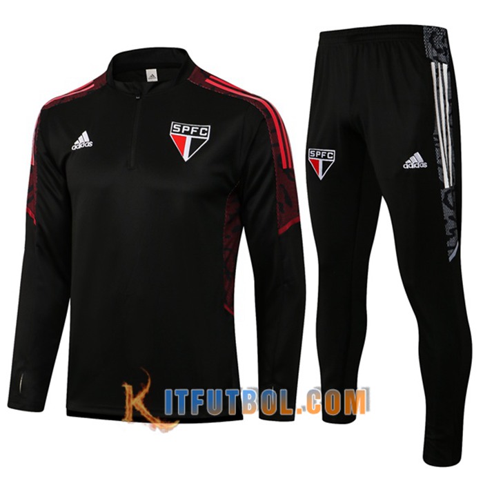 Chandal Equipos De Futbol Sao Paulo FC Negro 2021/2022