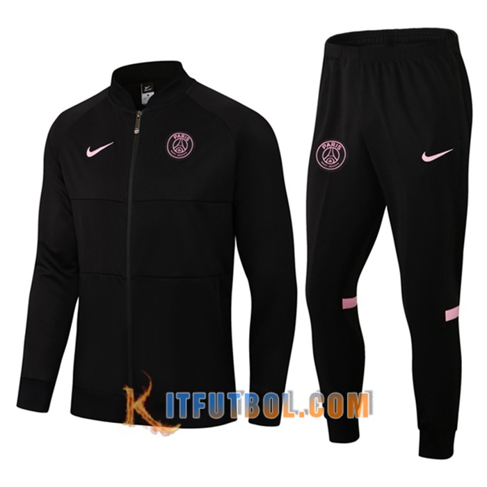 Chaqueta Con Capucha Chandal PSG Negro 2021/2022
