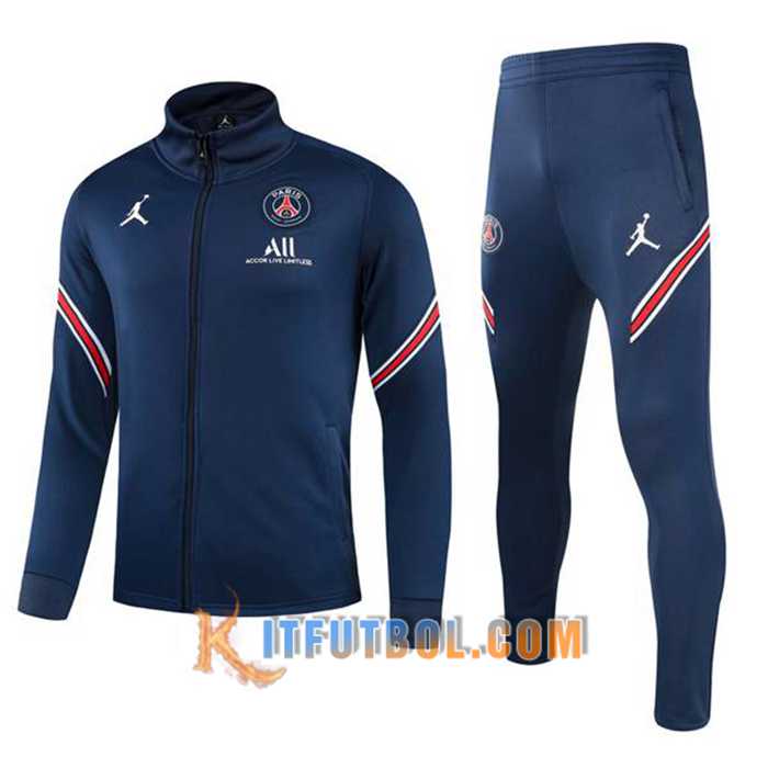 Chaqueta Con Capucha Chandal PSG Azul 2021/2022