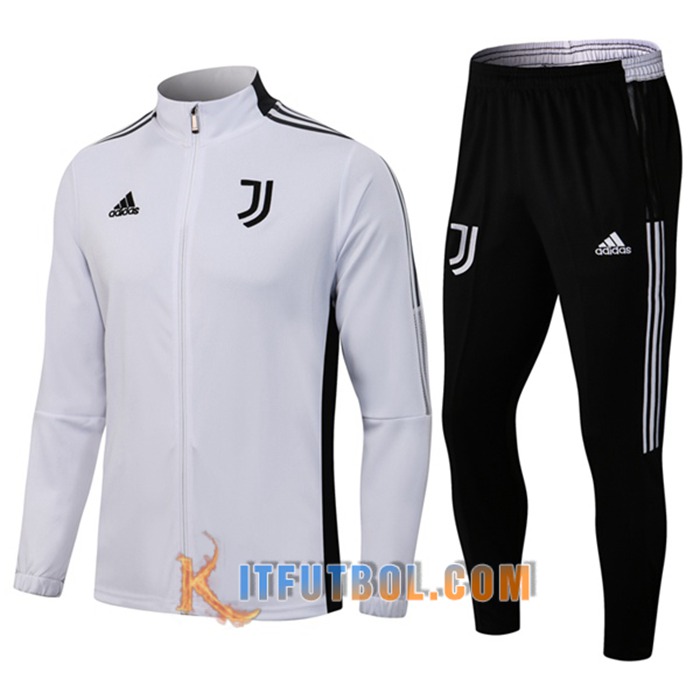 Chaqueta Con Capucha Chandal Juventus Blanca 2021/2022