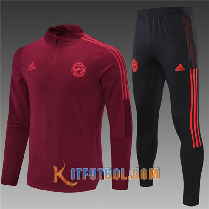 Chandal Equipos De Futbol Bayern Munich Niños Rojo 2021/2022 -1