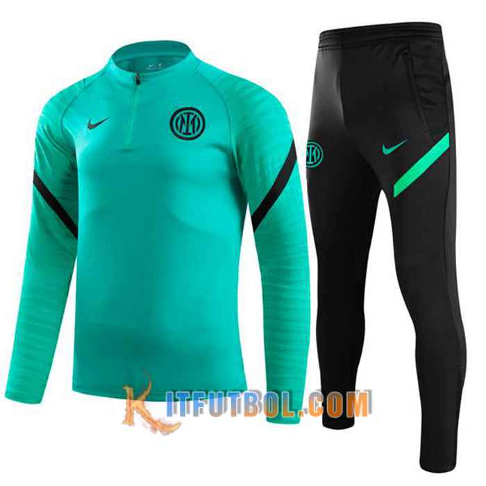 Chandal Equipos De Futbol Inter Milan Niños Verde 2021/2022