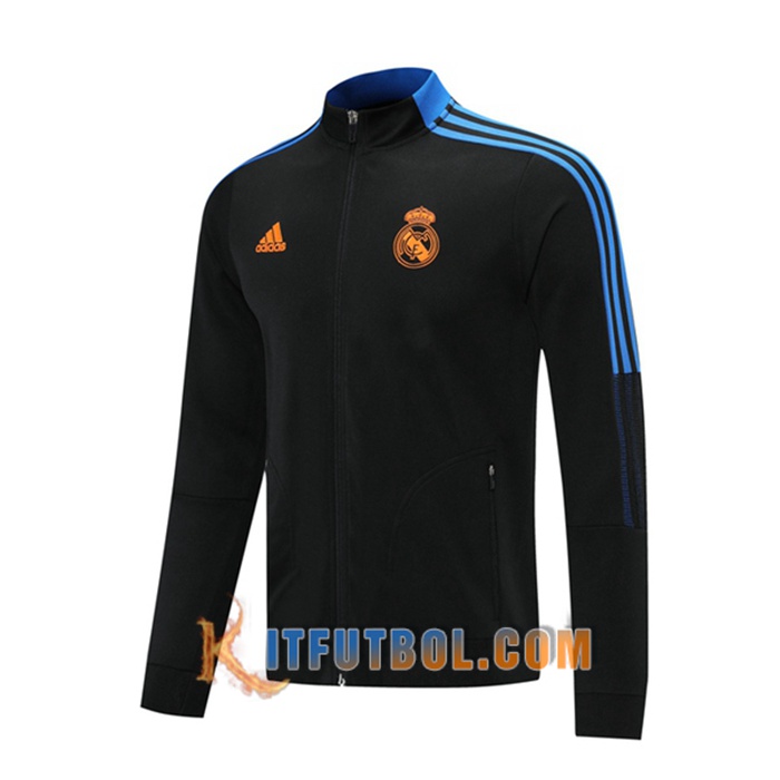 Chaquetas Futbol Real Madrid Negro 2021/2022