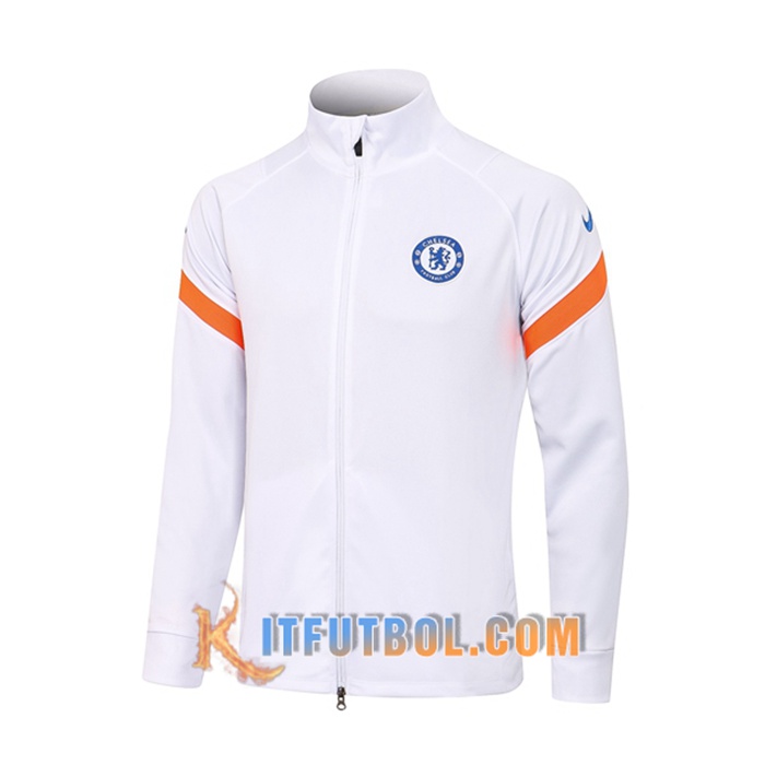 Chaquetas Futbol FC Chelsea Blanca 2021/2022