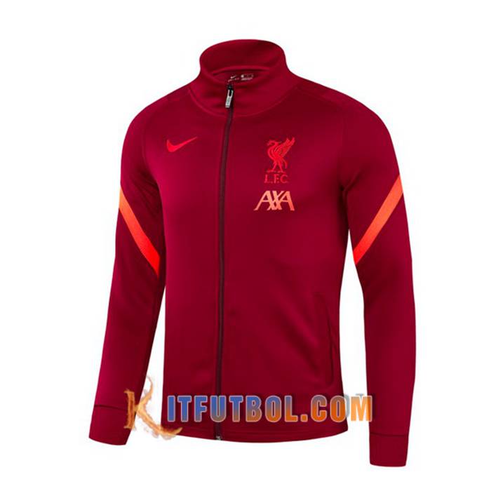 Chaquetas Futbol FC Liverpool Rojo 2021/2022