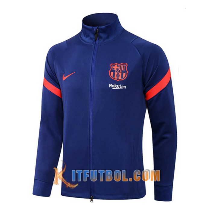 Chaquetas Futbol FC Barcelona Azul Marino 2021/2022