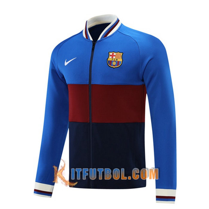 Chaquetas Futbol FC Barcelona Azul/Marron 2021/2022
