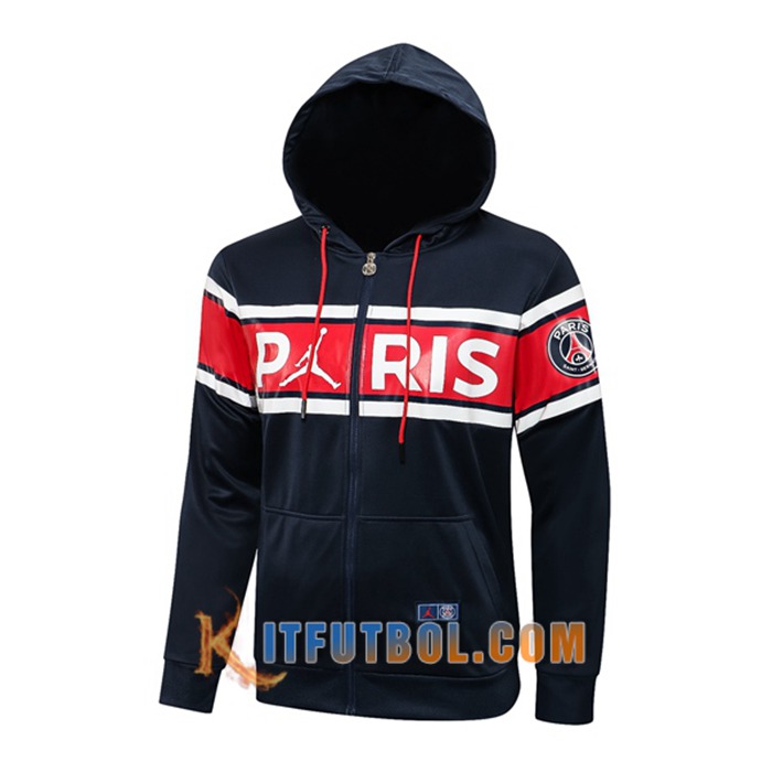 Chaqueta Con Capucha Jordan PSG Negro 2021/2022
