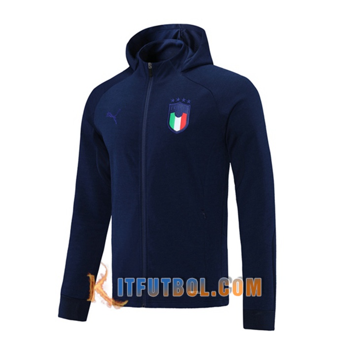 Chaqueta Con Capucha Italia Blanca 2021/2022