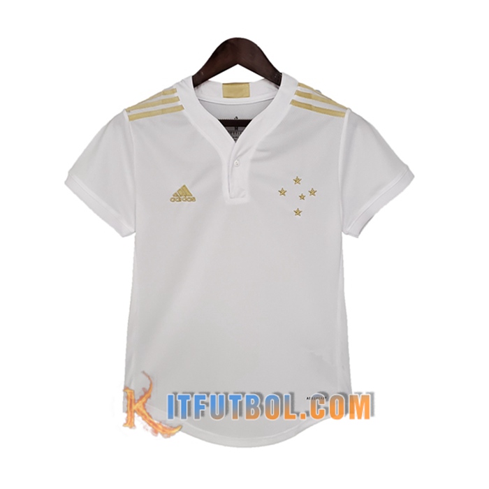 Camiseta Futbol Cruzeiro Mujer Alternativo 2021/2022