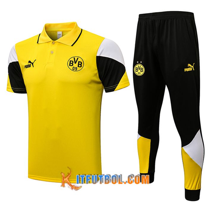 Camiseta Entrenamiento Dortmund BVB + Pantalones Amarillo 2021/2022