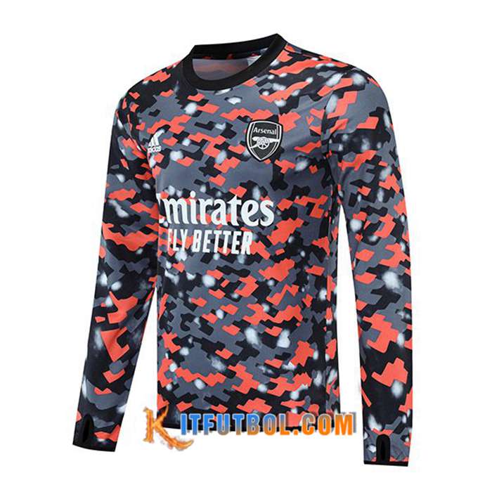 Sudadera De Entrenamiento FC Arsenal Gris/Rojo 2021/2022