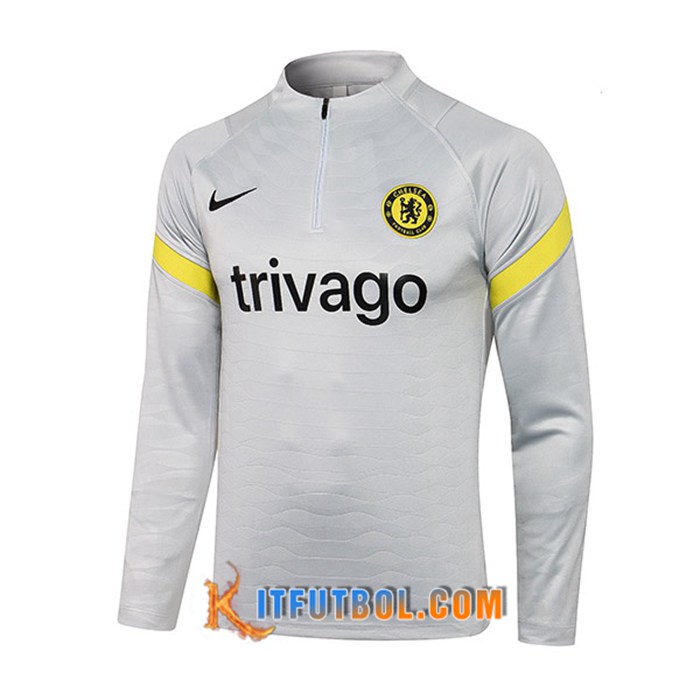Sudadera De Entrenamiento FC Chelsea Gris 2021/2022
