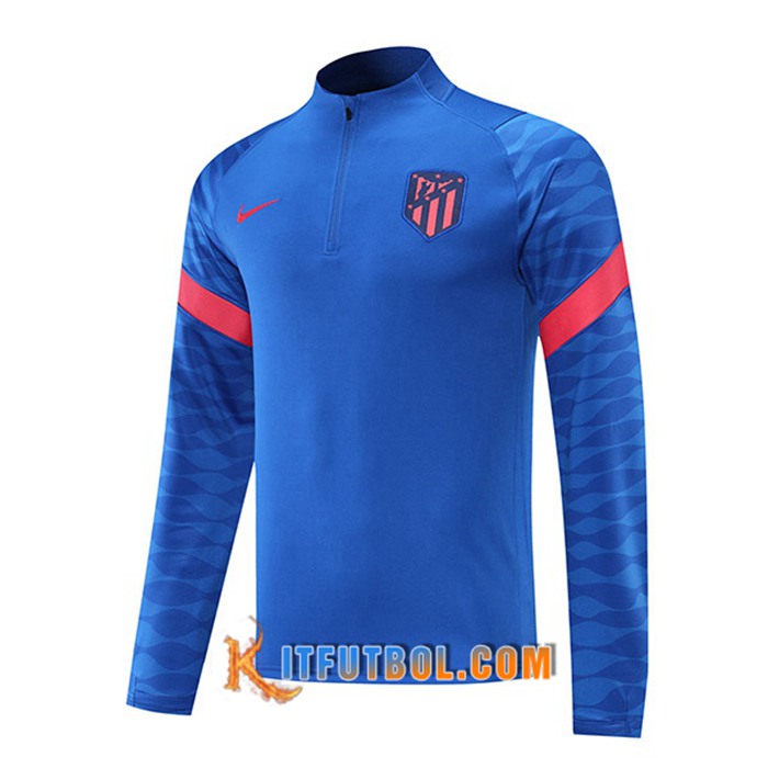 Sudadera De Entrenamiento Atletico Madrid Azul 2021/2022 -1