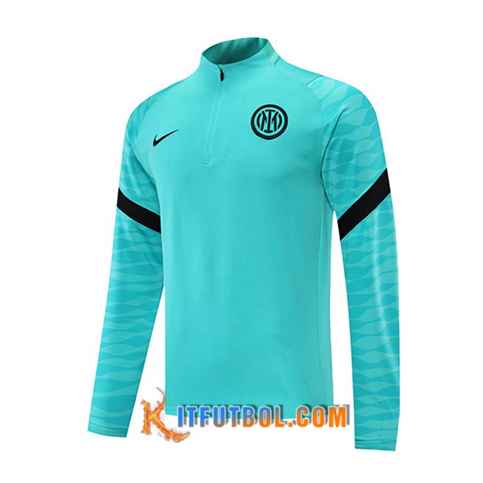 Sudadera De Entrenamiento Inter Milan Verde 2021/2022 -1
