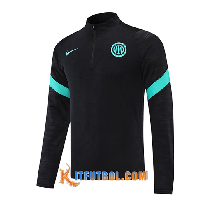 Sudadera De Entrenamiento Inter Milan Negro 2021/2022 -1