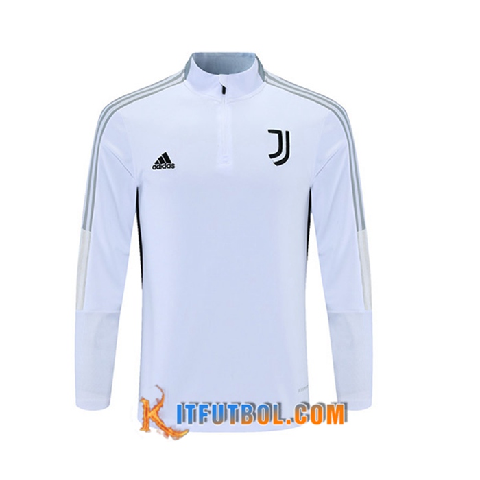 Sudadera De Entrenamiento Juventus Blanca 2021/2022 -1
