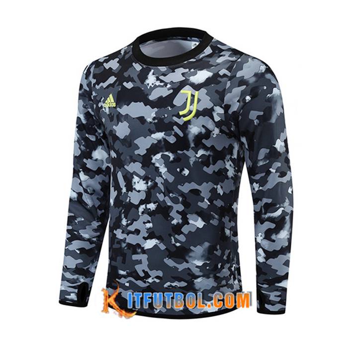 Sudadera De Entrenamiento Juventus Gris/Negro 2021/2022