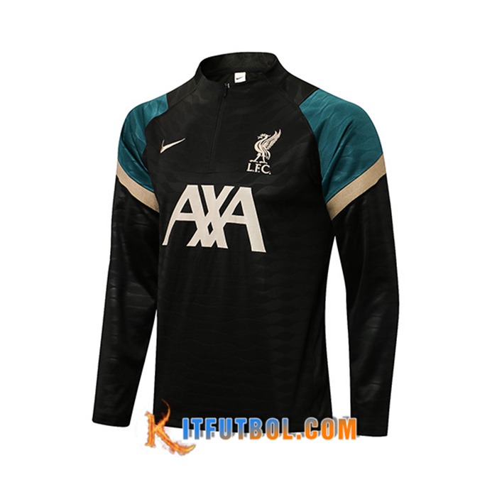 Sudadera De Entrenamiento FC Liverpool Negro 2021/2022