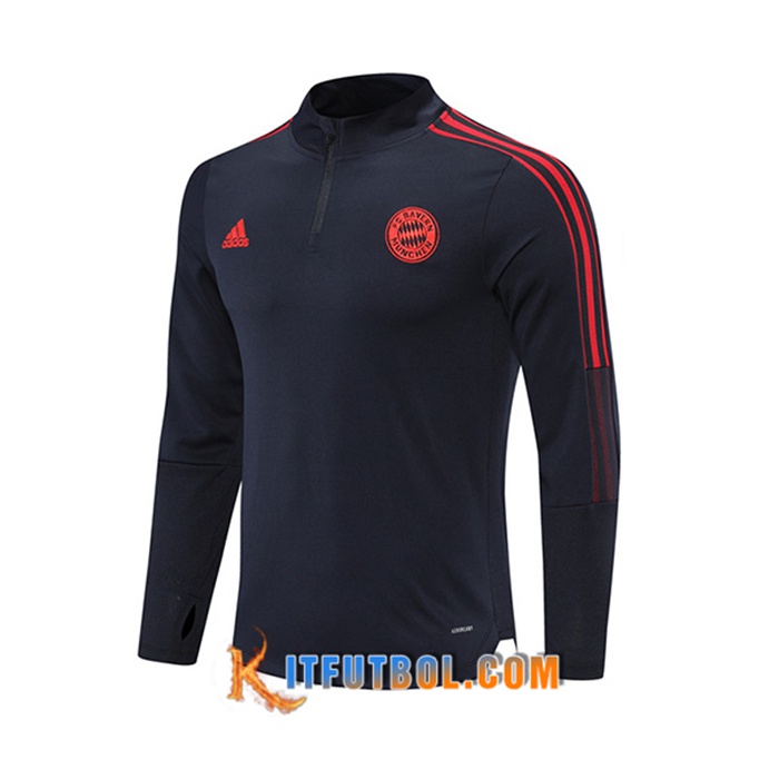 Sudadera De Entrenamiento Bayern Munich Azul Marino 2021/2022