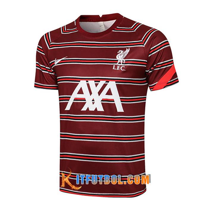 Camiseta Entrenamiento FC Liverpool Rojo 2021/2022