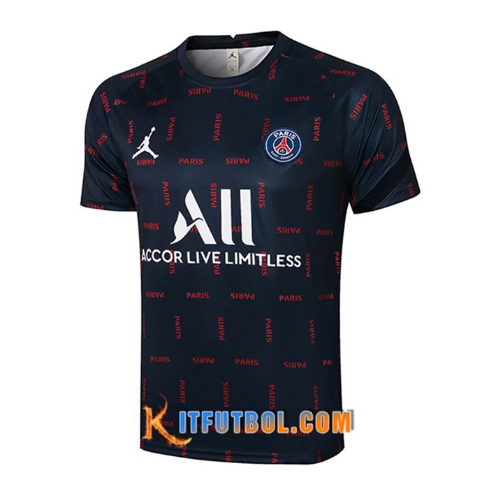 Camiseta Entrenamiento Jordan PSG Azul Marino 2021/2022