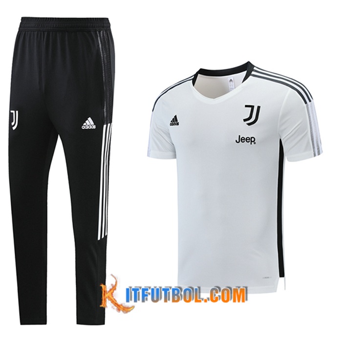 Camiseta Entrenamiento Juventus + Pantalones Blanca 2021/2022