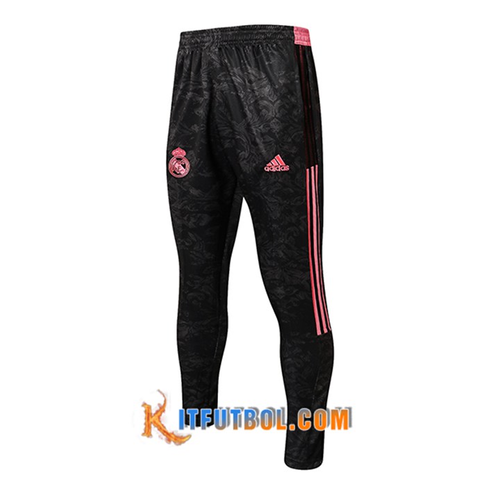 Pantalon Entrenamiento Real Madrid Negro/Rojo 2021/2022
