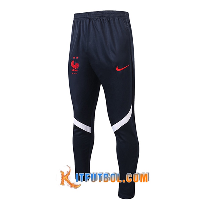 Pantalon Entrenamiento Francia Negro/Rojo 2021/2022