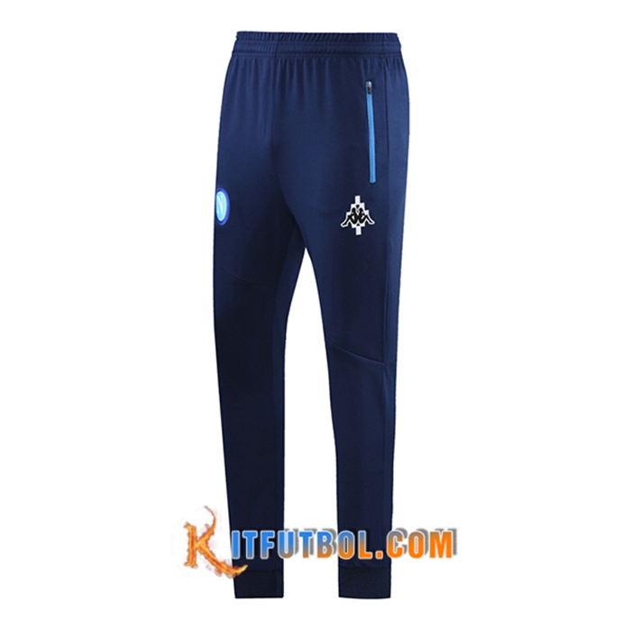 Pantalon Entrenamiento SSC Napoli Negro/Azul 2021/2022