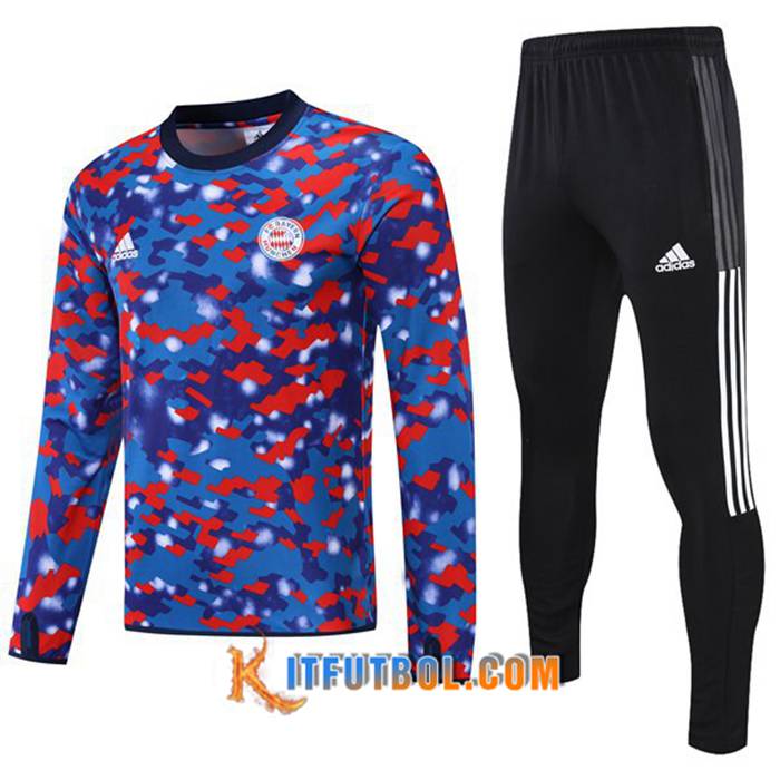 Chandal Equipos De Futbol Bayern Munich Azul/Rojo 2021/2022