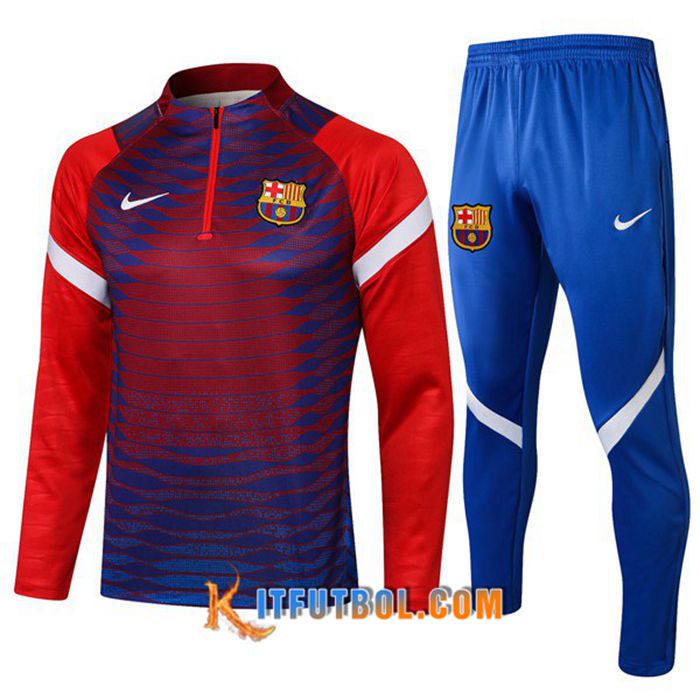 Chandal Equipos De Futbol FC Barcelona Rojo 2021/2022 -1