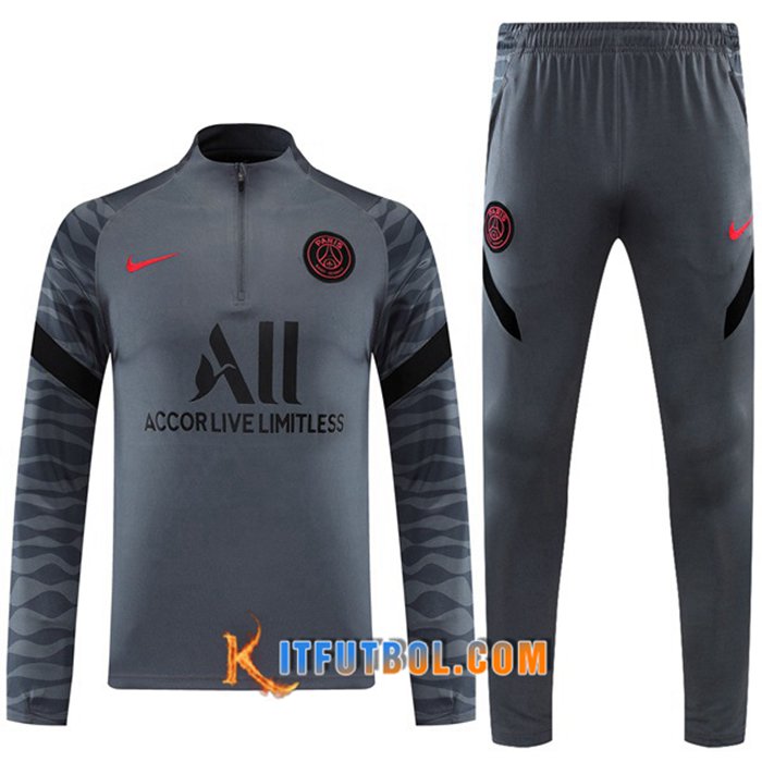 Chandal Equipos De Futbol Paris PSG Gris 2021/2022