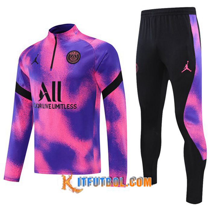 Chandal Equipos De Futbol Jordan PSG Púrpura/Rosa 2021/2022