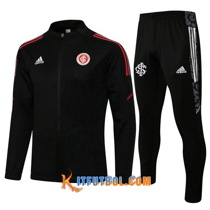 Chandal Equipos De Futbol - Chaqueta Internacional Negro 2021/2022