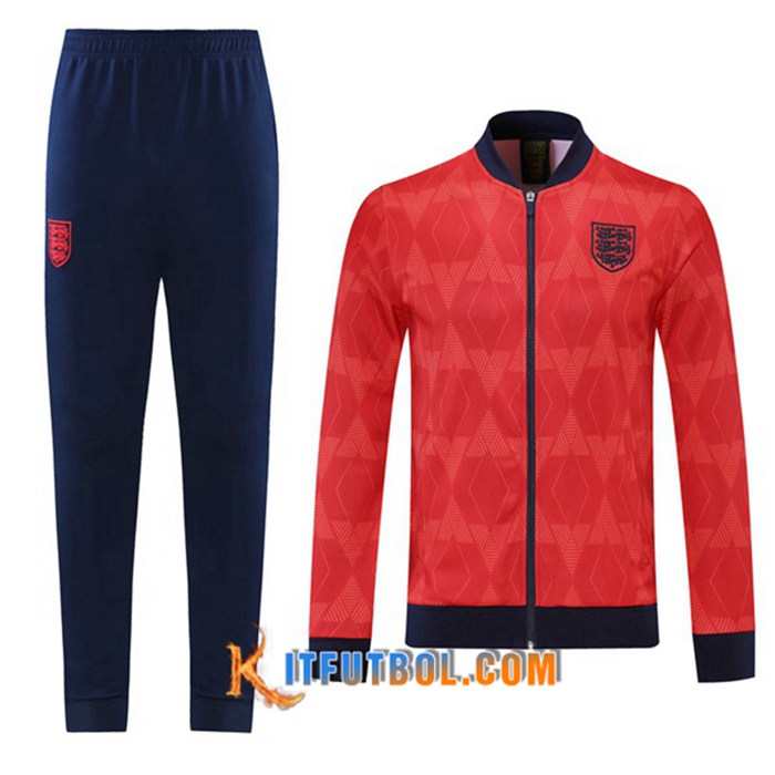 Chandal Equipos De Futbol - Chaqueta Inglaterra Rojo 2021/2022