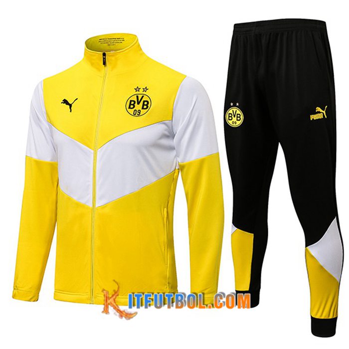 Chandal Equipos De Futbol - Chaqueta Dortmund BVB Amarillo 2021/2022