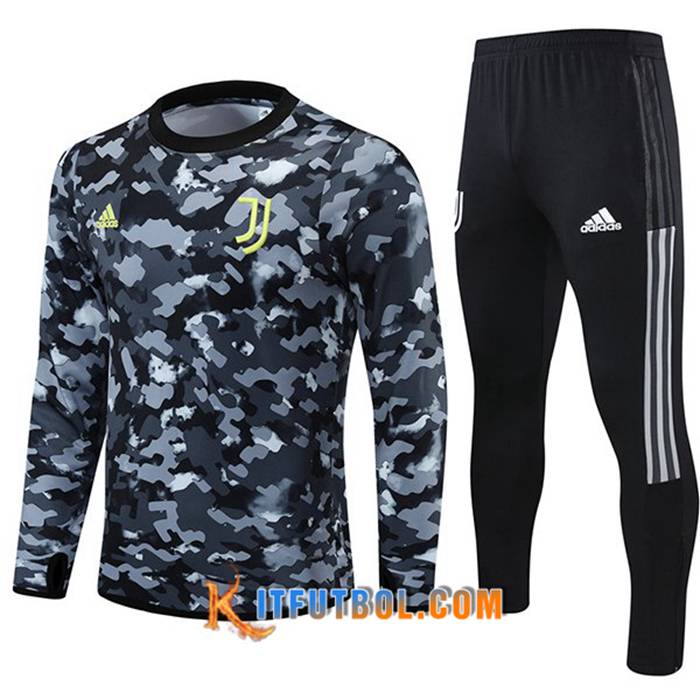 Chandal Equipos De Futbol Juventus Ninos Gris/Negro 2021/2022